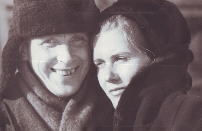 Sergey Khakhayev and his wife Valeria Chikatuyeva, Ust-Abakan, 1970s